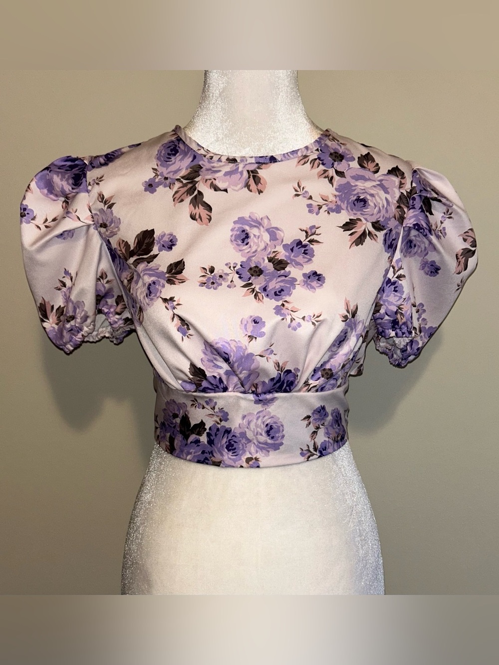 Women’s Floral Crop Top